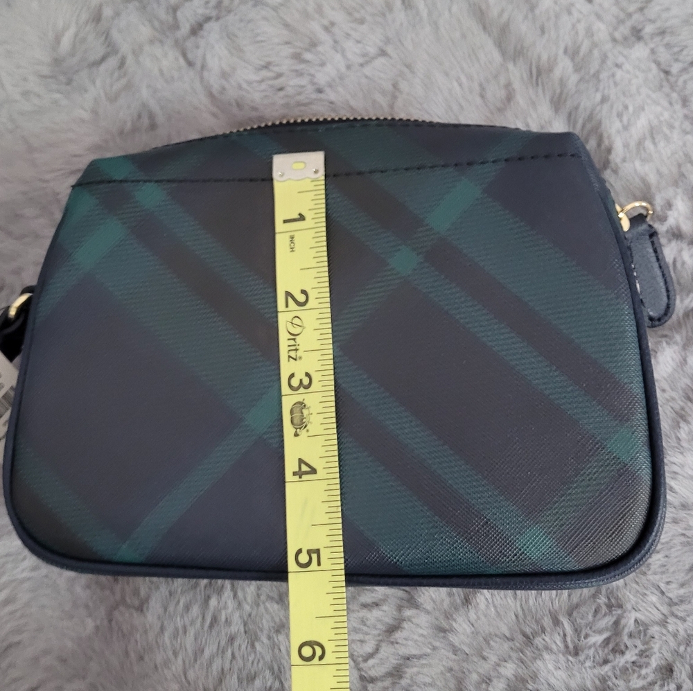 Talbots black watch plaid wristlet - Picture 7 of 8